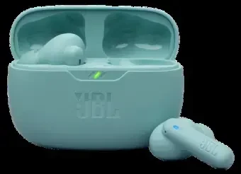 JBL Wave Beam2 belaidės ausinės, Melsvos spalvos