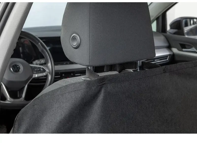 Trixie Dėklas na autokėdutė, šuniui, su bokami, padalinta, 1,5 × 1,35 m, juoda
