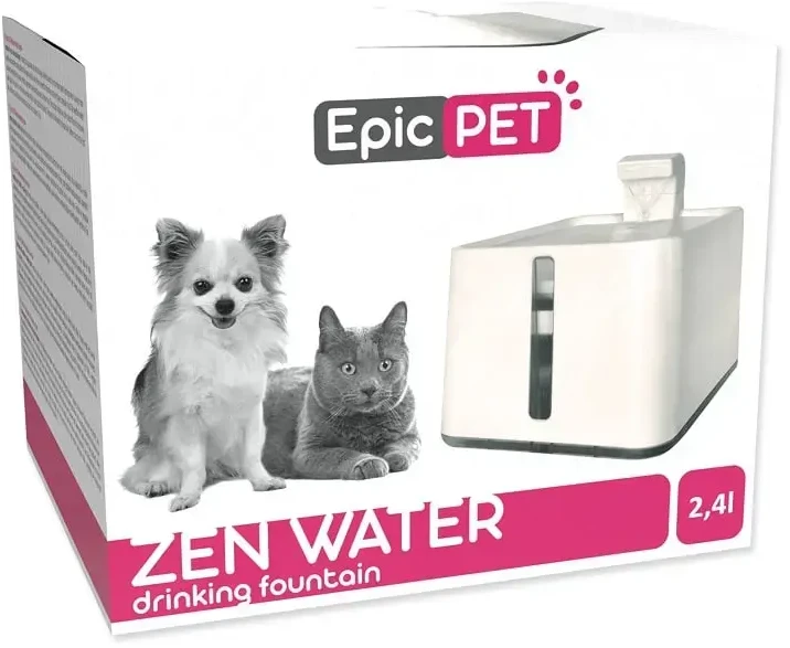 Automātiskā dzirdne dzīvniekiem - Placek Cat Epic Pet Zen water drinking fountain 2.4l/20cm