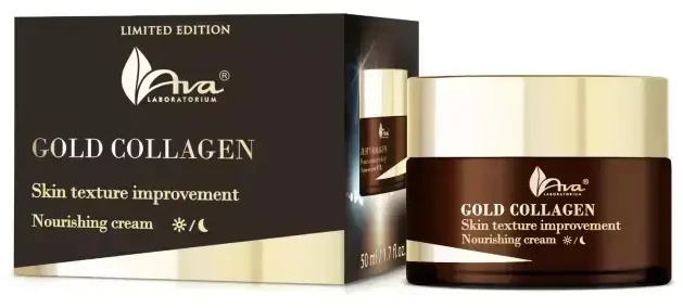 Ava Laboratorium Auksinis kolagenas atstatantis kremas 50ml