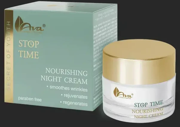 Ava Laboratorium Stop Time maitinamasis naktinis kremas 50ml
