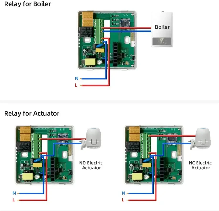 Avatto WT498 išmanusis Wi-Fi + RF termostatas