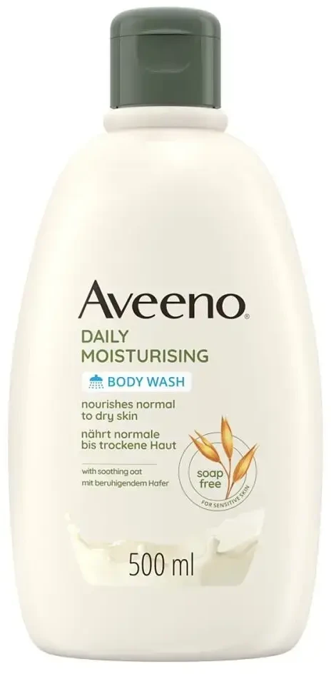 Aveeno Daily Moisturising Dušo želė (Kūno prausiklis) 500 ml