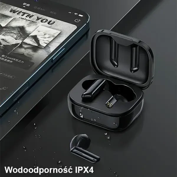 Awei Bluetooth 5.0 T36 TWS ausinės + įkrovimo stotelė balta