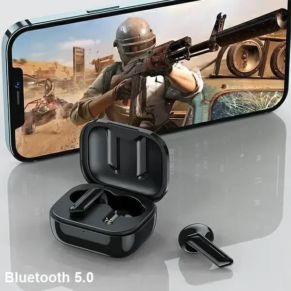 Awei Bluetooth 5.0 T36 TWS ausinės + įkrovimo stotelė balta
