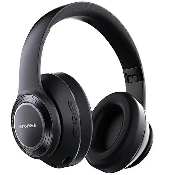 AWEI Ant ausų uždedamos Bluetooth ausinės (A300BL) juodos spalvos