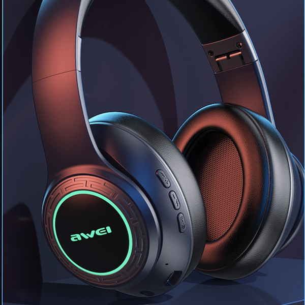 AWEI Ant ausų uždedamos Bluetooth ausinės (A300BL) juodos spalvos