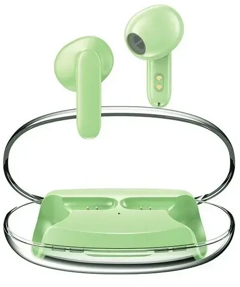 AWEI Bluetooth 5.3 T85 ENC TWS ausinės + docking station žalios spalvos