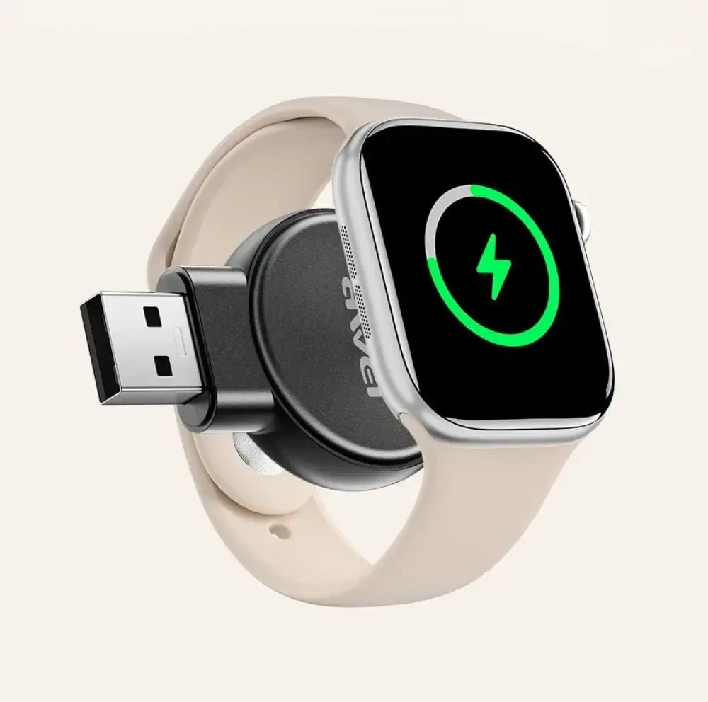 AWEI įkroviklis skirtas Apple/Samsung Watch W26 juodos spalvos