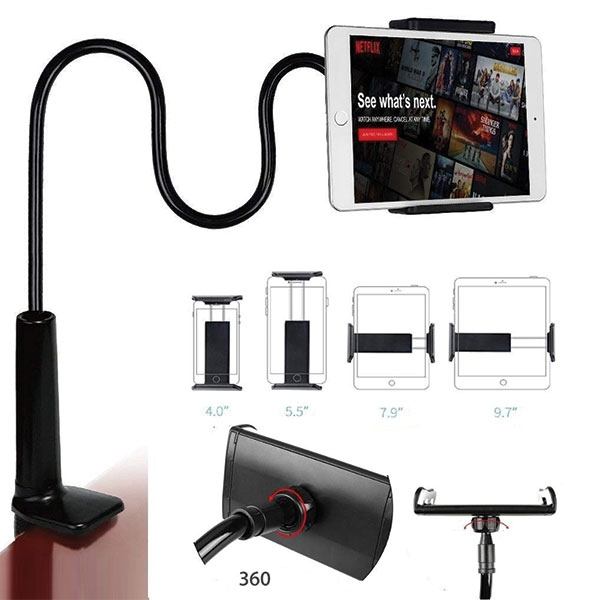 AWEI X3 desk mount 4″-10.5″ juodos spalvos long arm