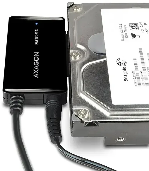 AXAGON ADSA-FP3 USB3.0 – SATA 6G HDD FASTPort3 adapteris, įsk. AC