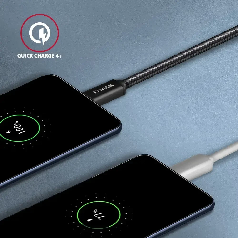 AXAGON | Duomenų ir įkrovimo USB 3.2 Gen 1 laidas, 1,5 m | BUCM3-CM15AB | USB C tipo - USB C tipo