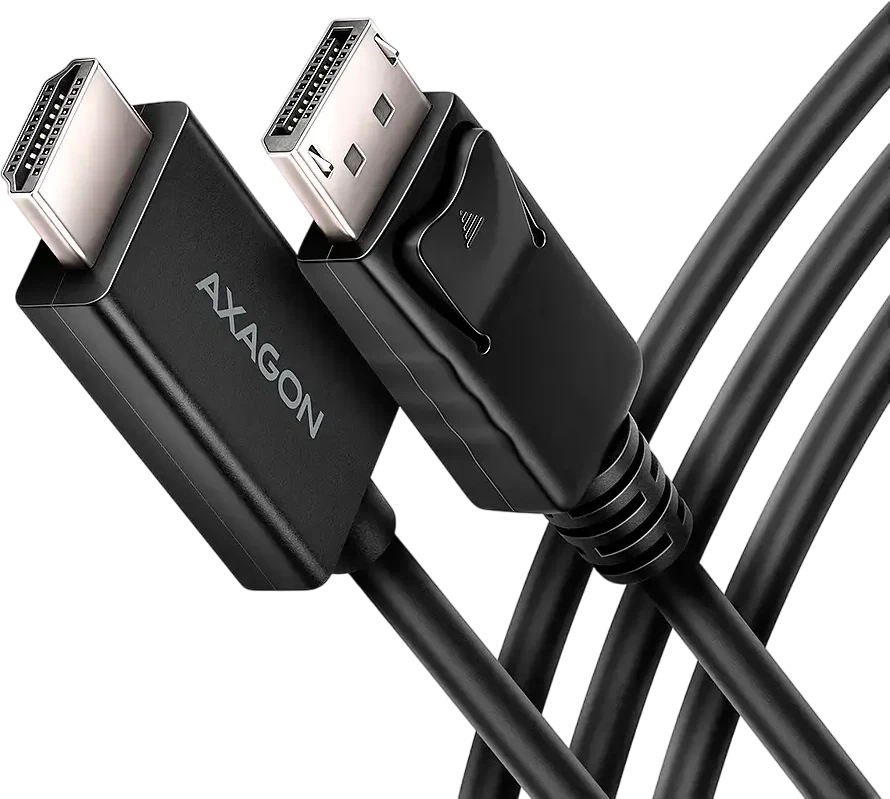 AXAGON RVD-HI20C2 DisplayPort - HDMI 2.0 kabelis 1.8m 4K/60Hz