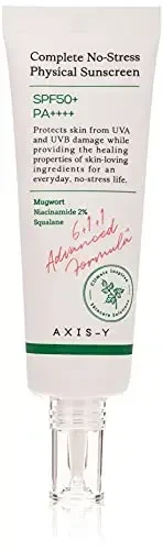 AXIS-Y Complete No-Stress Physical Sunscreen SPF50+ Kremas nuo saulės, 50 ml