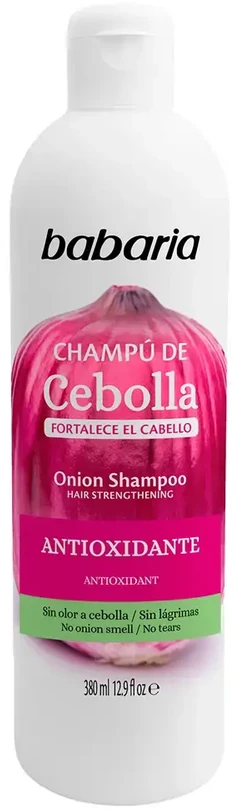 Babaria Onion Hair Šampūnas Antioxidant & Fortifying, 380 ml