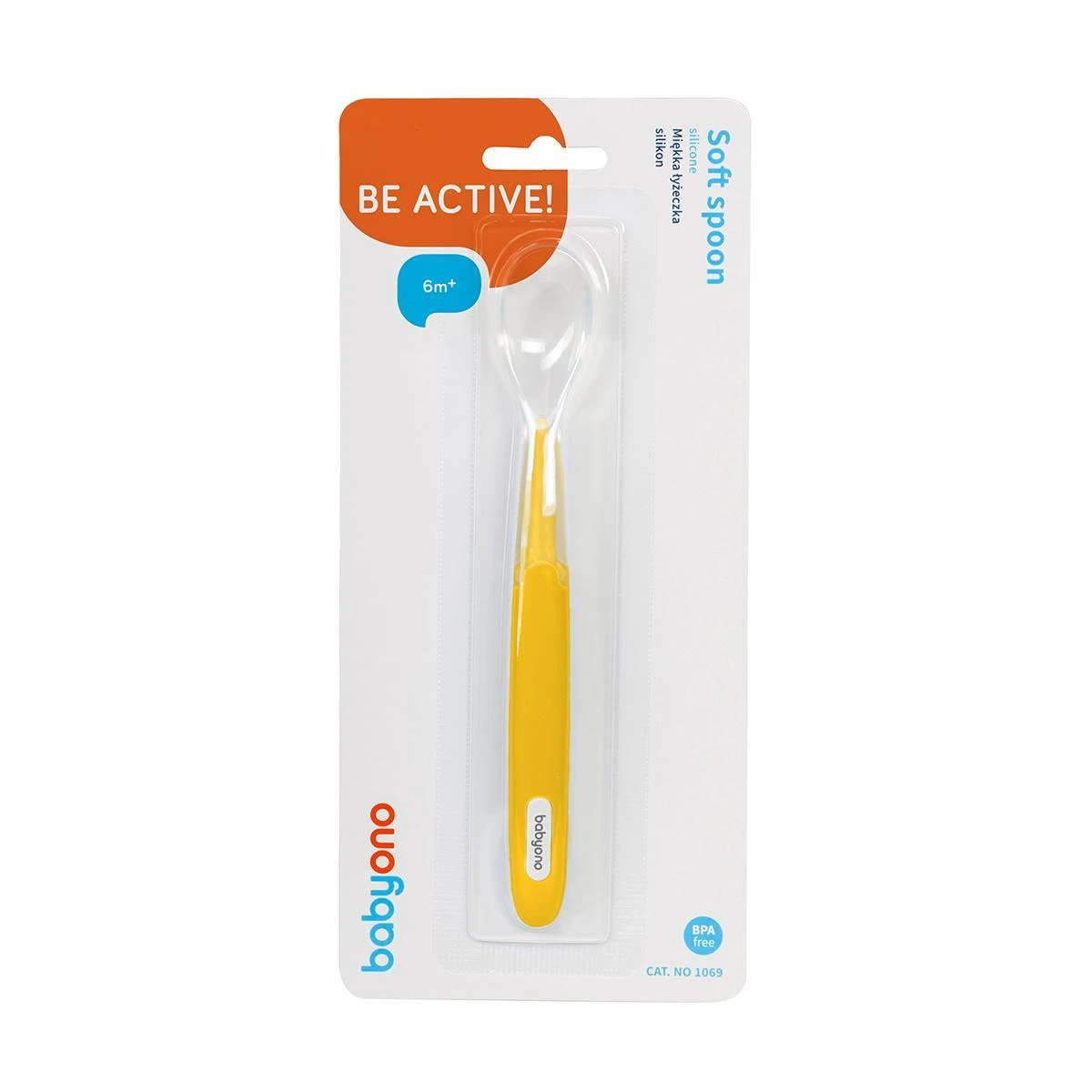 Baby Ono BabyOno Minkštas silikoninis šaukštelis