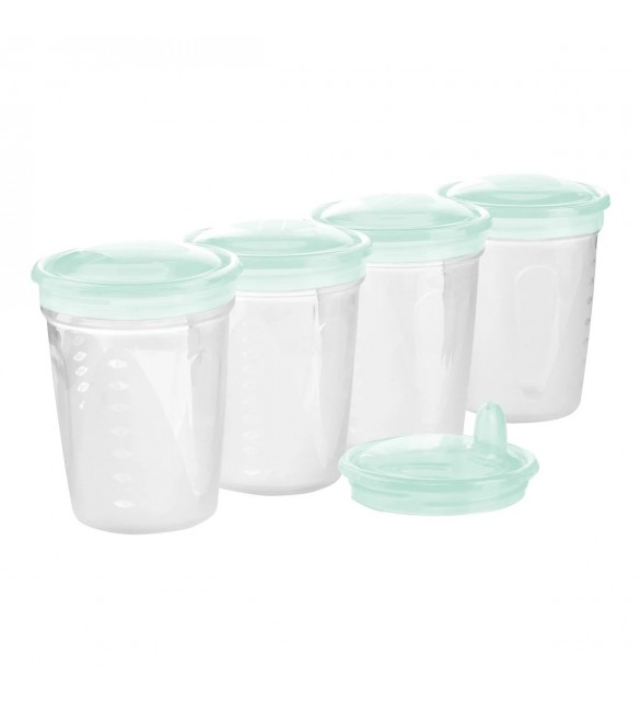 BabyOno Indeliai motinos pienui, sultims ir maistui 4 vnt.