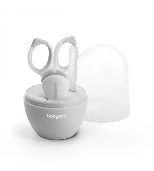 BabyOno manikiūro rinkinys, pilkas, 398/03