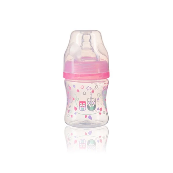 Baby Ono BabyOno dieglių nesukeliantis plataus kaklelio buteliukas 120 ml nuo 0 mėn rožinis 402/02