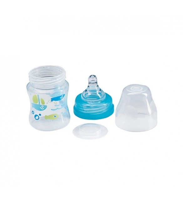 Baby Ono BabyOno dieglių nesukeliantis plataus kaklelio buteliukas 120 ml nuo 0 mėn mėtinis 402/01