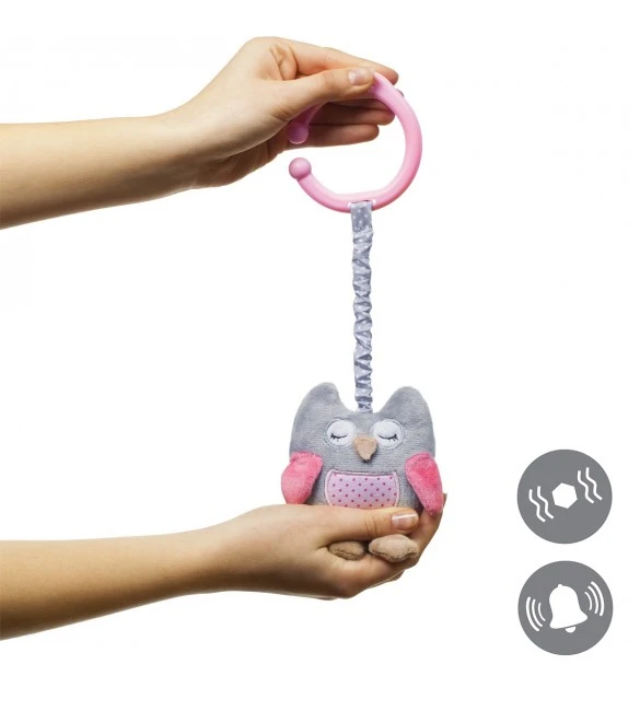 Baby Ono B.O.442 Vaikiškas žaislas su vibracija OWL SOPHIA