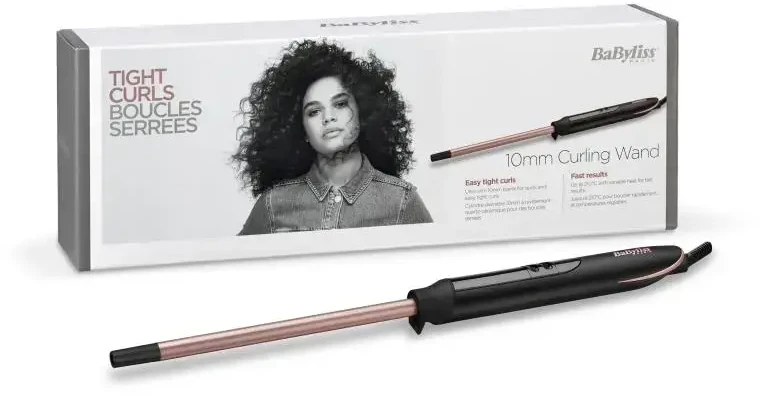 Plaukų formavimo žnyplės BaByliss C449E, Juodos/vario spalvos