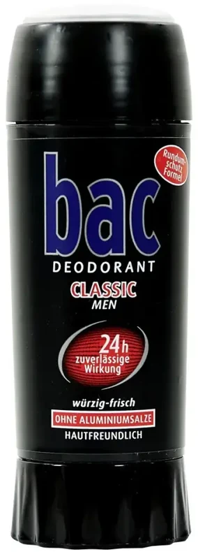 BAC Classic Dezodorantas vyrams, 40 ml