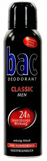 BAC Classic Dezodorantas vyrams, 150 ml