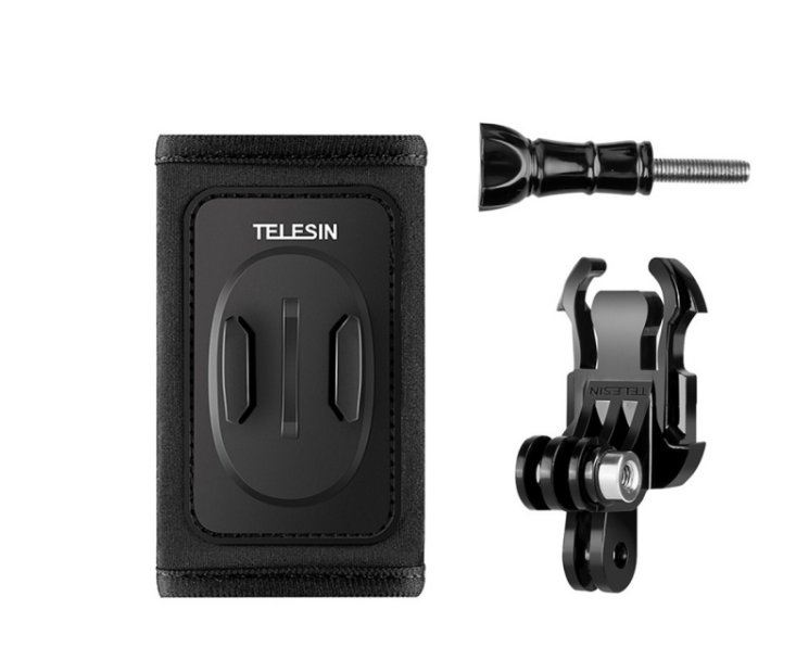 Telesin Strap laikiklis kuprinės J-Hook laikiklis sporto kameroms 360° (GP-BPM-003)