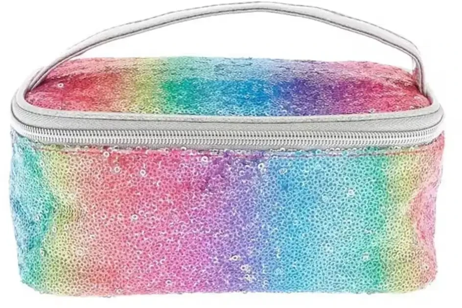 Inter Vion Bags Unlimited, Sequin, GWP Textile Pouch, Rainbow Moterims
