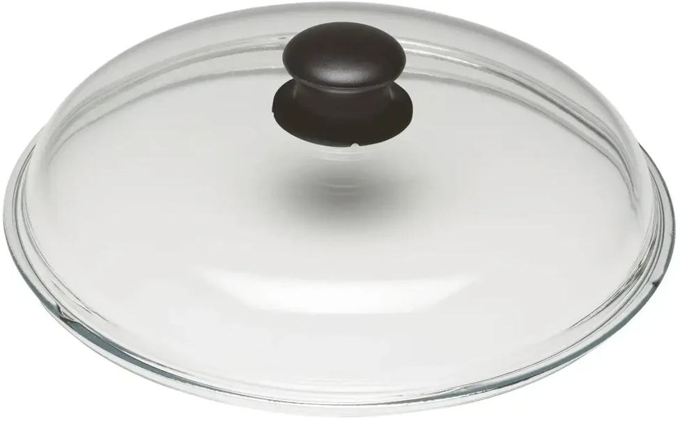 Ballarini Dome 24 cm stiklinis dangtis su juoda rankenėle