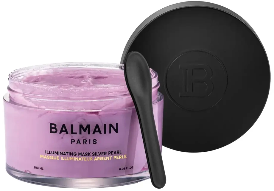 Balmain Brightening kaukė šviesiems ir žiliems plaukams Sidabrinis Pearl (šviečianti kaukė) 200 ml