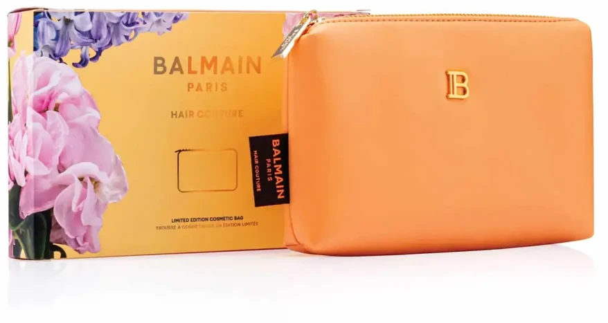 Balmain Textile Pouch GWP Ss25 Oranžinis For Women