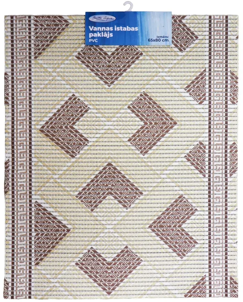 Baltic Aqua Vonios kilimėlis 65x80cm Ruda PVC