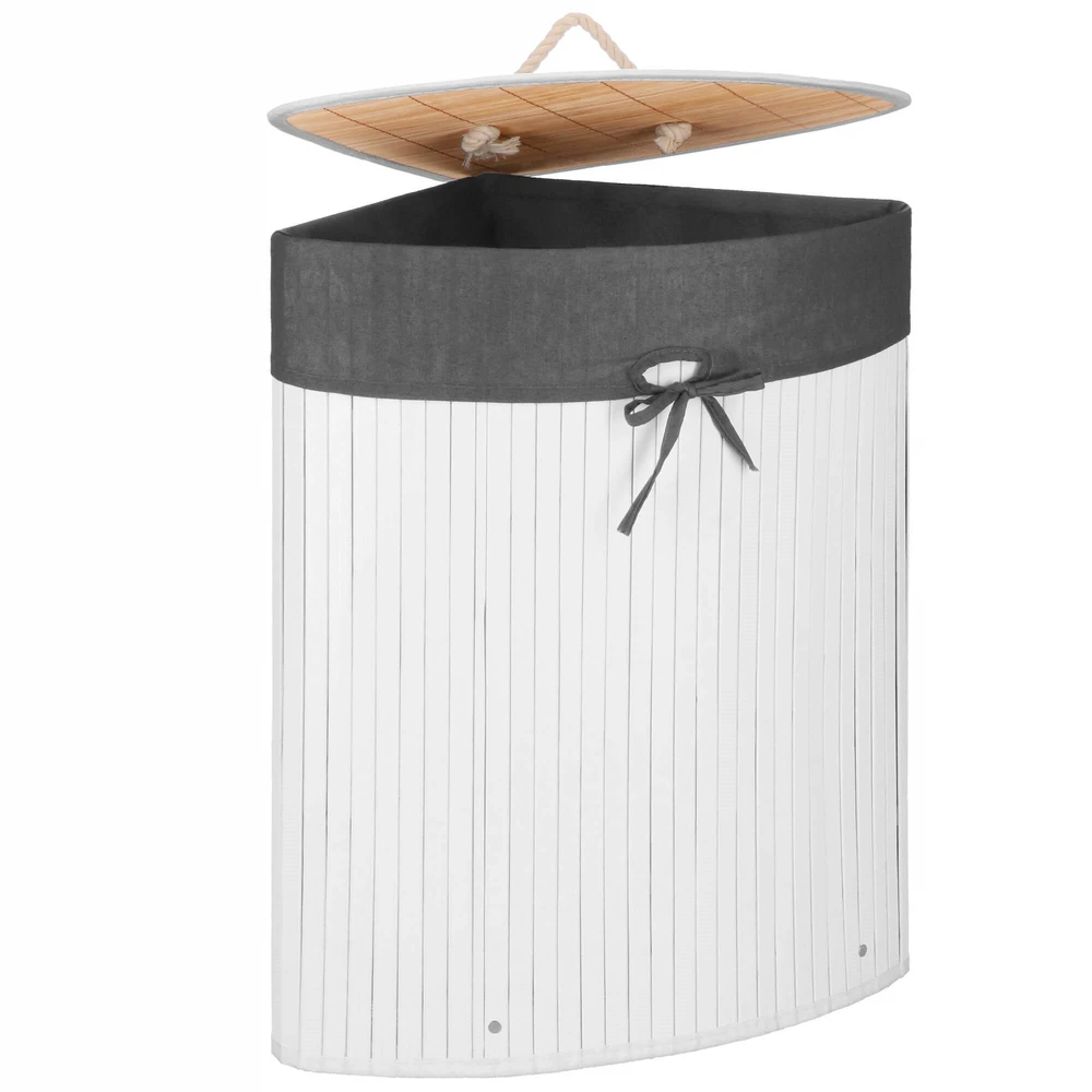 Skalbinių krepšelis Springos 60L kampinis