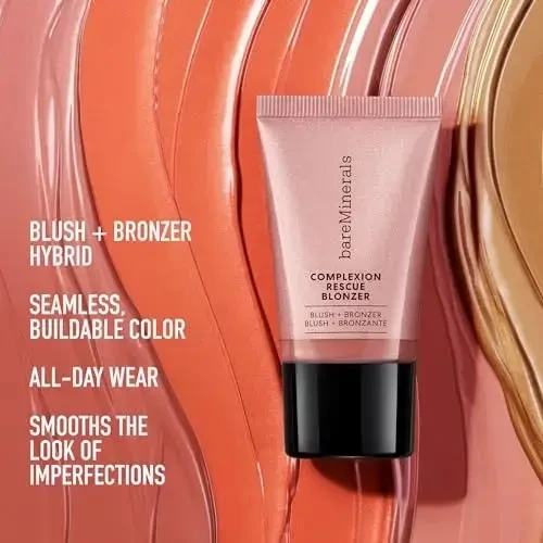 Bare Minerals Complexion Rescue Blonzer Gel-Kreminis Bronzer Kiss of Copper, 15 ml