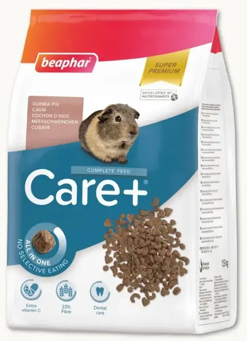 Beaphar CARE+ jūrų kiaulyčių pašaras 1,5kg