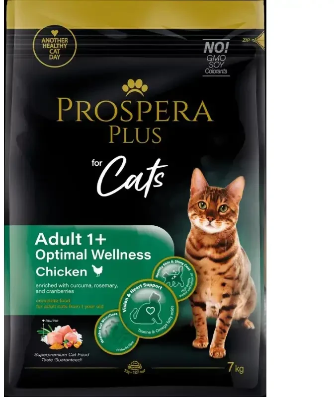 Prospera Plus Adult 1+ vištiena Optimal Wellness 7kg