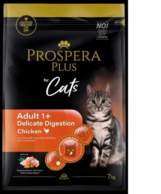 Prospera Plus Adult 1+ vištiena Delicate Digestion 7kg