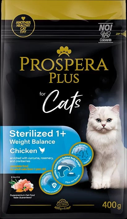 Prospera Plus Sterilized 1+ Weight balance 0,4kg (sterilizuotoms svorio reguliavimui)