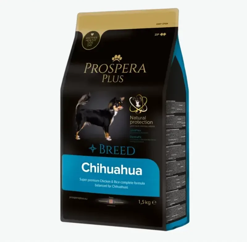 Prospera Plus čihuahua pašaras vištienai su ryžiais 1,5kg