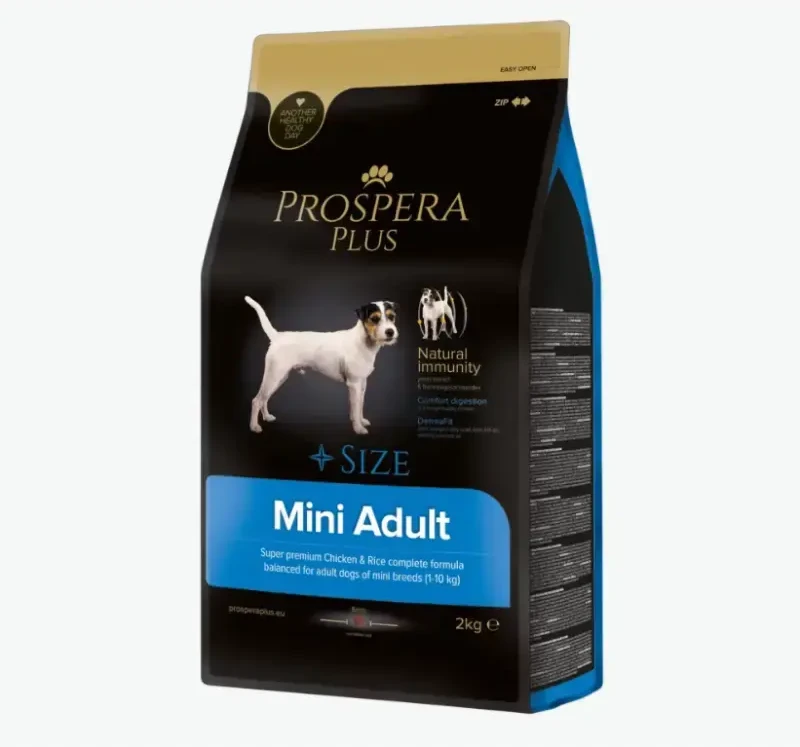 Prospera Plus Mini Adult vištienos ir ryžių pašaras 2kg
