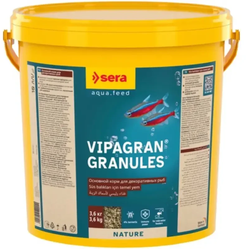 Sera Vipagran Nature* 3kg/10L, granulat - maistas podstawowy