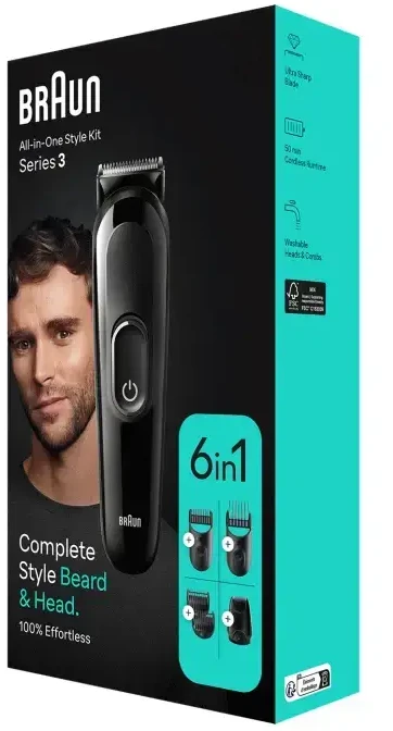 Braun barzdaskutė Braun Series 3 MGK3420