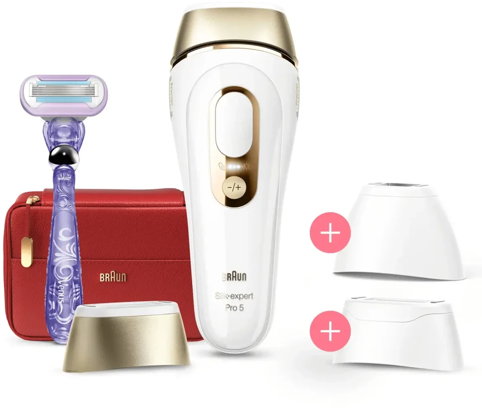 Braun Silk-expert Pro Silk·expert Pro 5 PL5267 Intensyviai pulsuojanti šviesa (IPL) Auksinė, Baltas