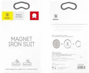 Magnetinis telefono laikiklis Baseus Iron Suit rinkinys - Juodas