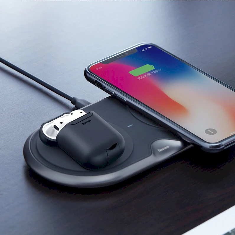 Dėklas Baseus (WIAPPOD-09) AirPods 2/AirPods 1 raudonas