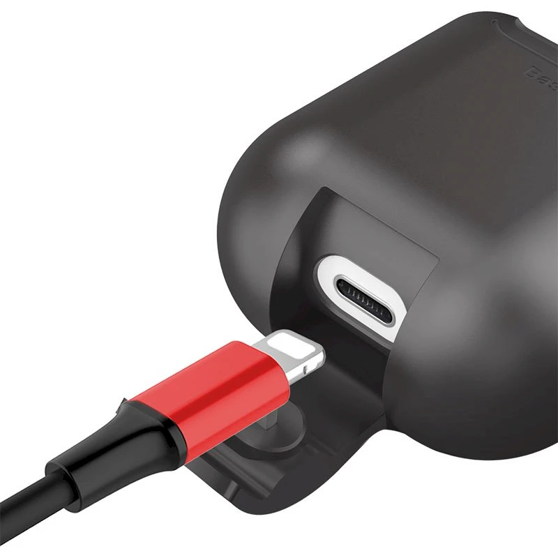 Dėklas Baseus (WIAPPOD-09) AirPods 2/AirPods 1 raudonas