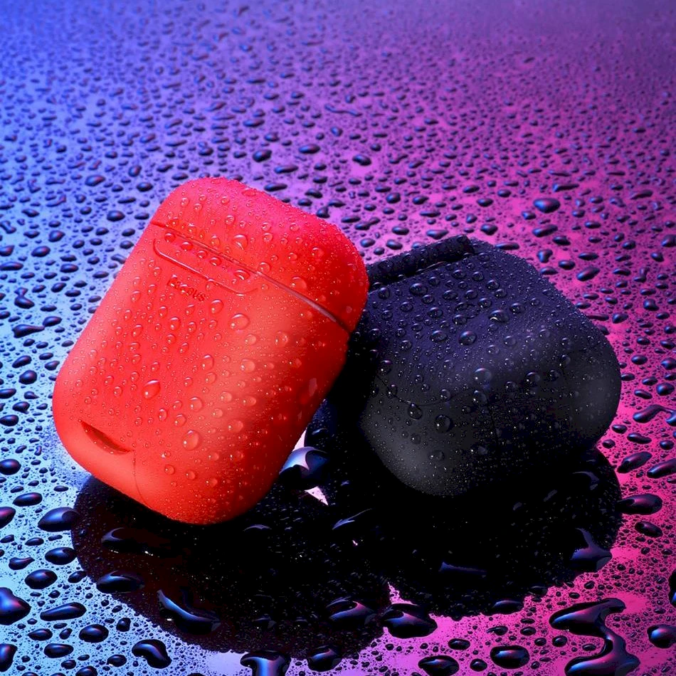Dėklas Baseus (WIAPPOD-09) AirPods 2/AirPods 1 raudonas