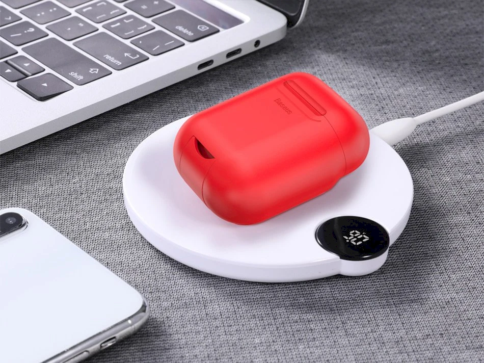 Dėklas Baseus (WIAPPOD-09) AirPods 2/AirPods 1 raudonas